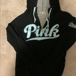 PINK quarter zip hoodie